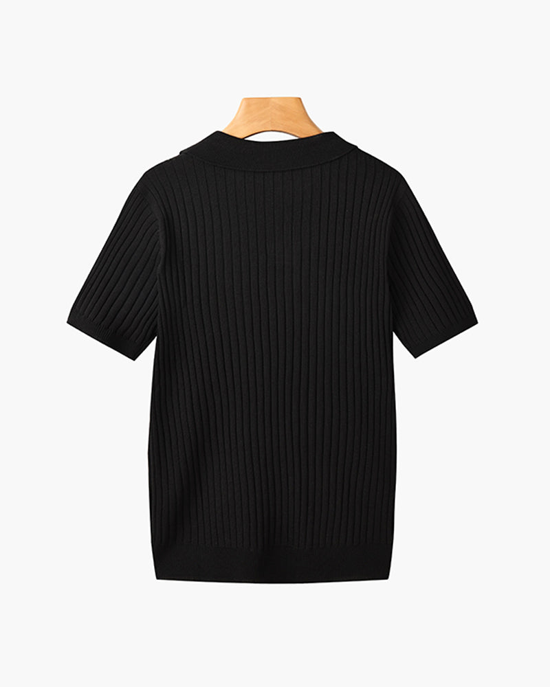 GABRIEL™ | Polo à col V à manches courtes