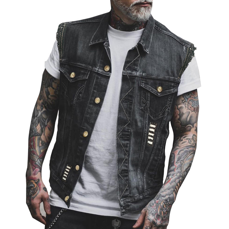GABRIEL™ | Gilet en denim