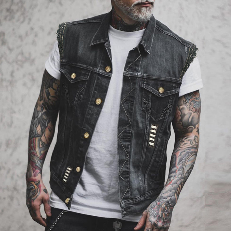 GABRIEL™ | Gilet en denim