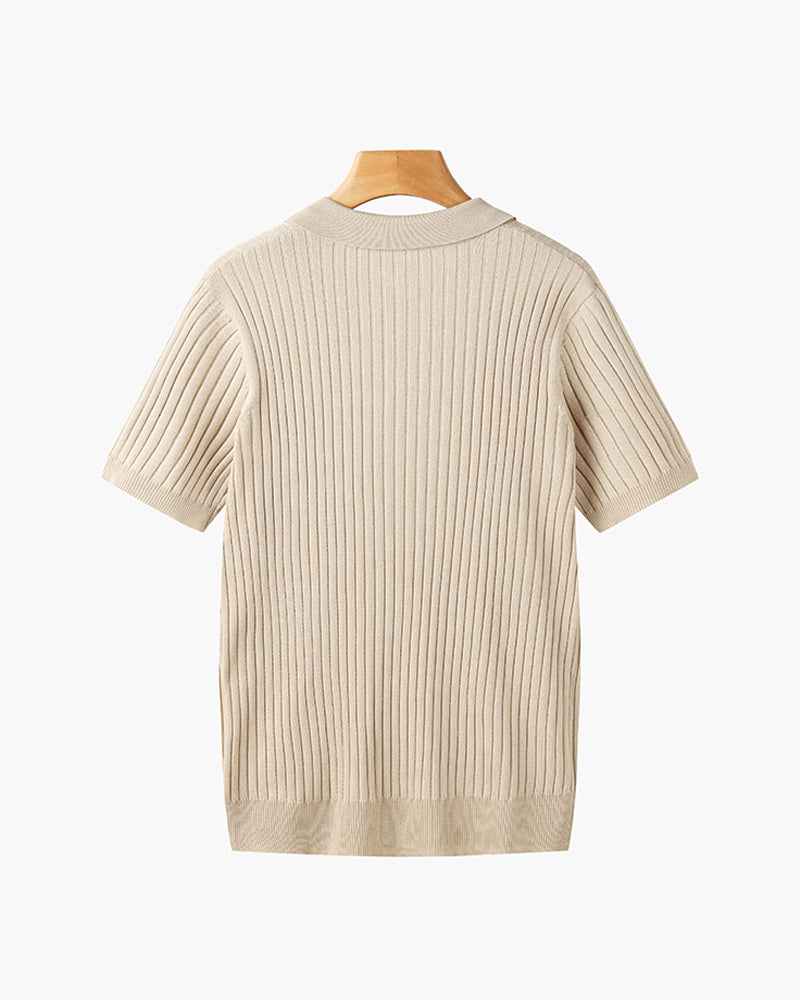 GABRIEL™ | Polo à col V à manches courtes