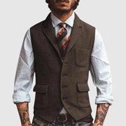 GABRIEL™ | Gilet pour homme à motif chevrons