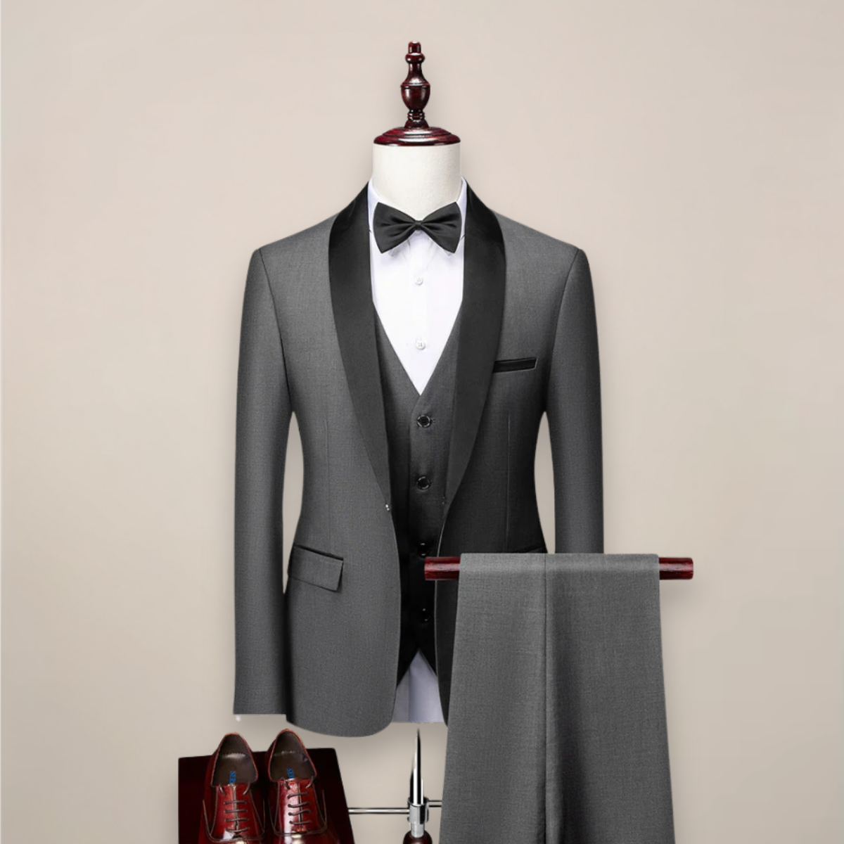 GABRIEL™ | Smoking de soirée pour homme à bordures satinées