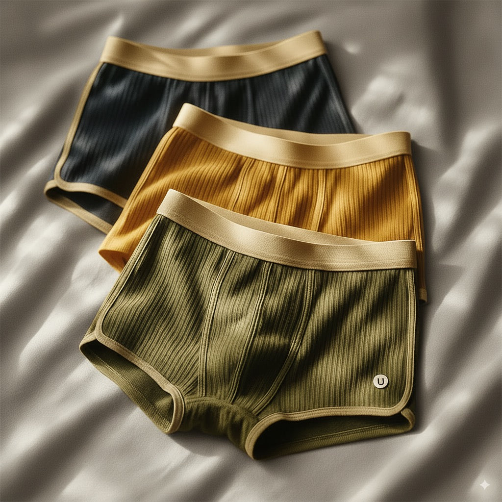 GABRIEL™ | Boxer Côtelé Coton Bio