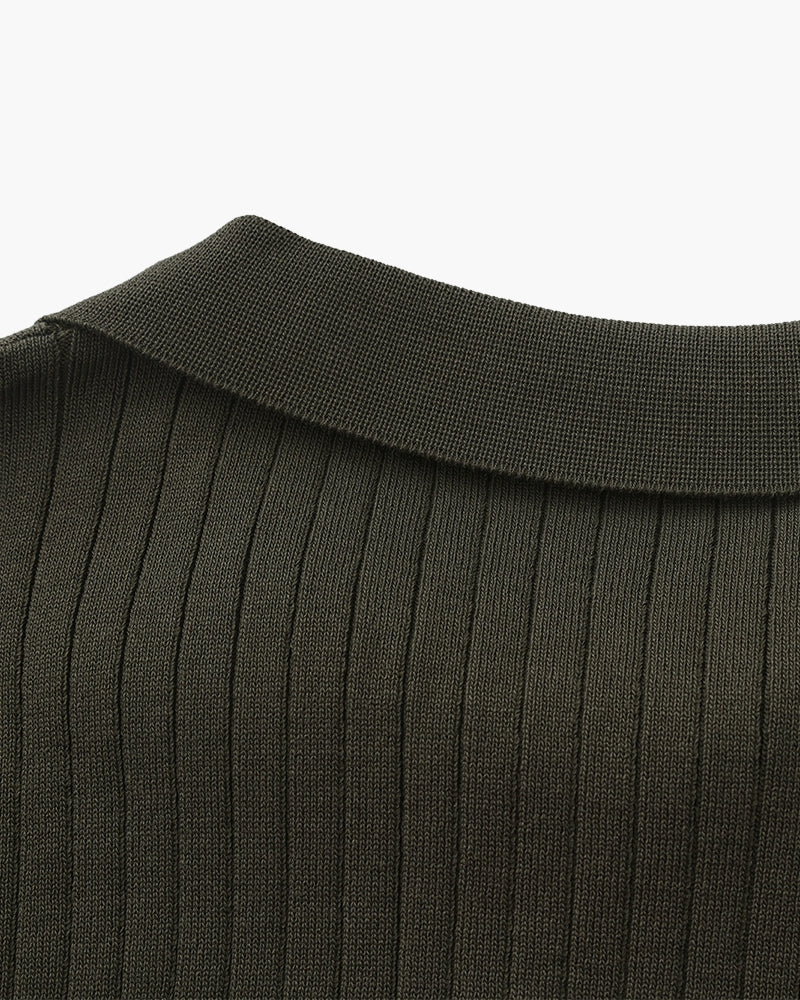 GABRIEL™ | Polo Maille Côtelée