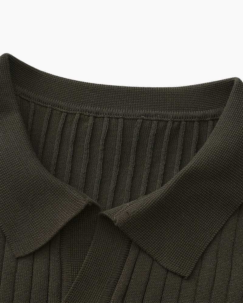GABRIEL™ | Polo Maille Côtelée