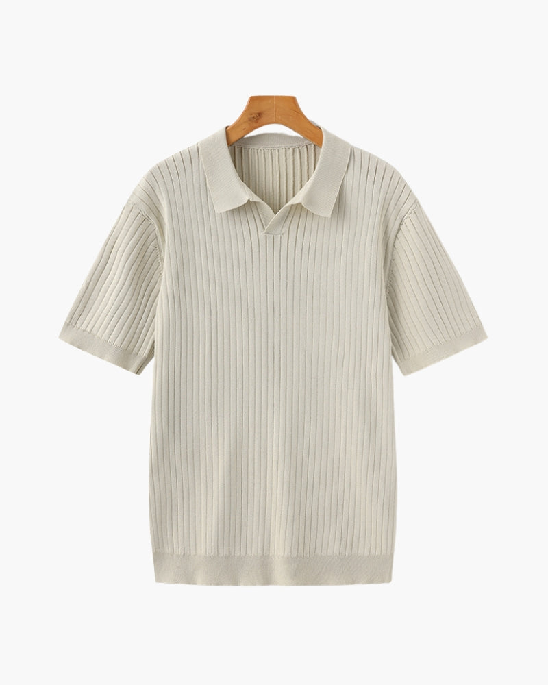 GABRIEL™ | Polo Maille Côtelée