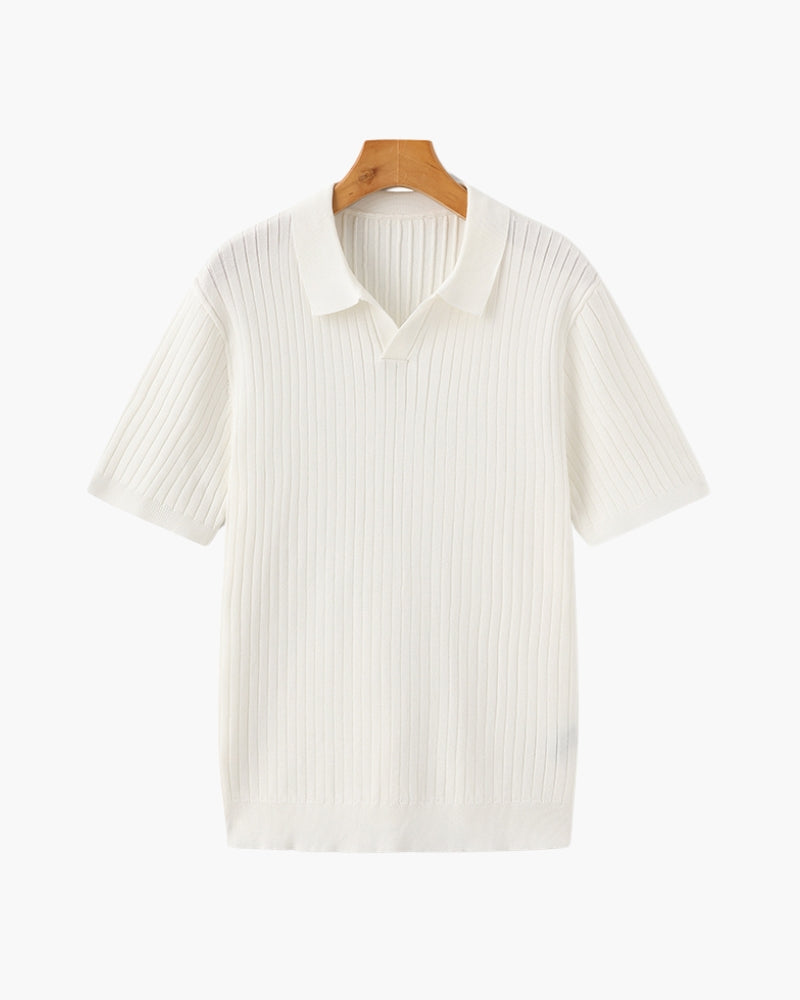 GABRIEL™ | Polo Maille Côtelée