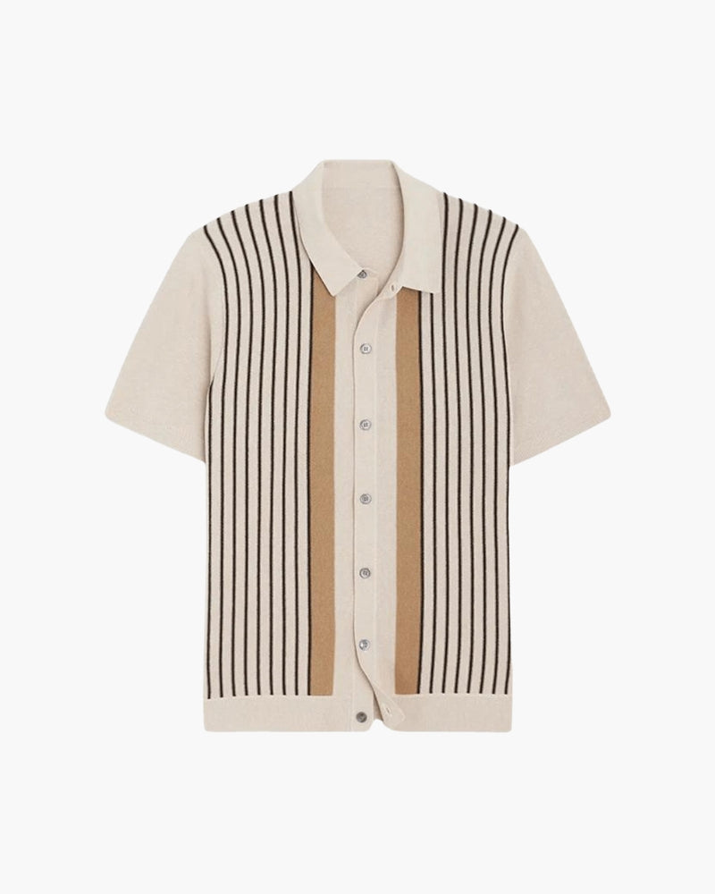 GABRIEL™ | Polo Maille Rayé