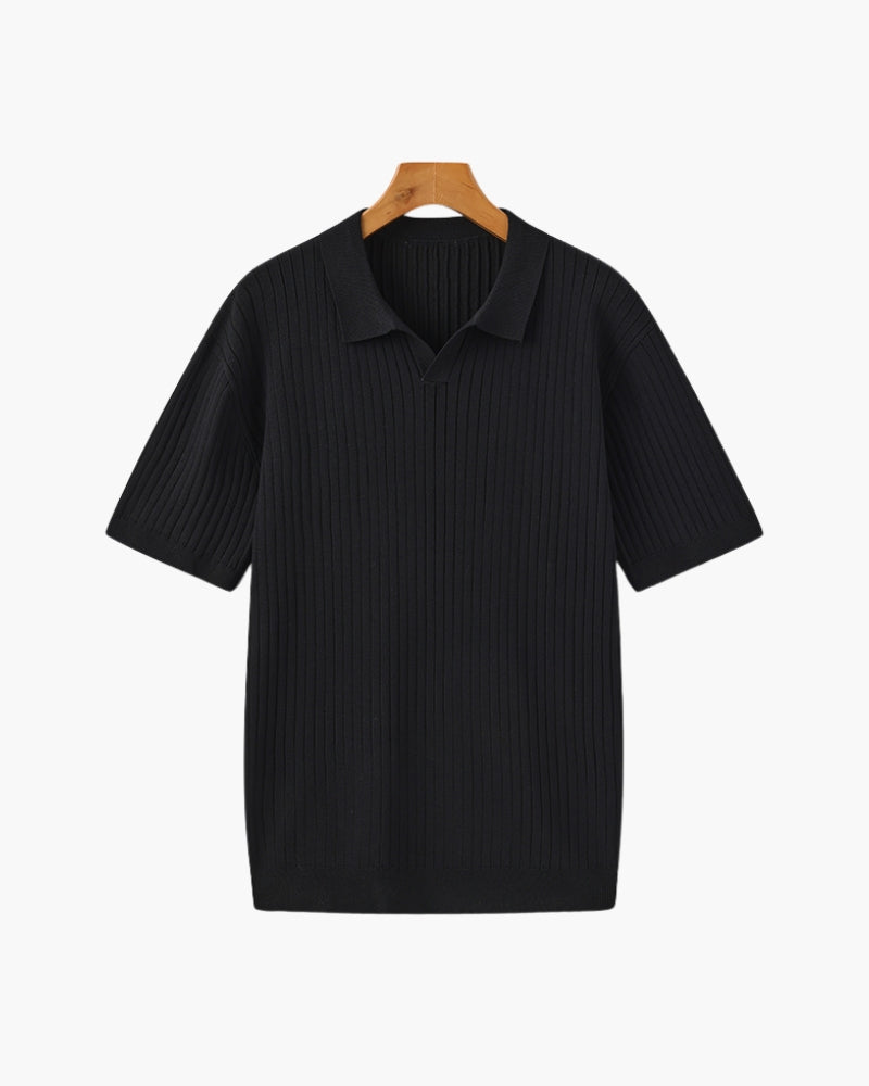 GABRIEL™ | Polo Maille Côtelée