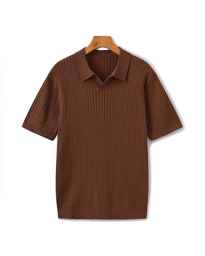 GABRIEL™ | Polo Maille Côtelée