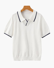 GABRIEL™ | Polo Maille Marine