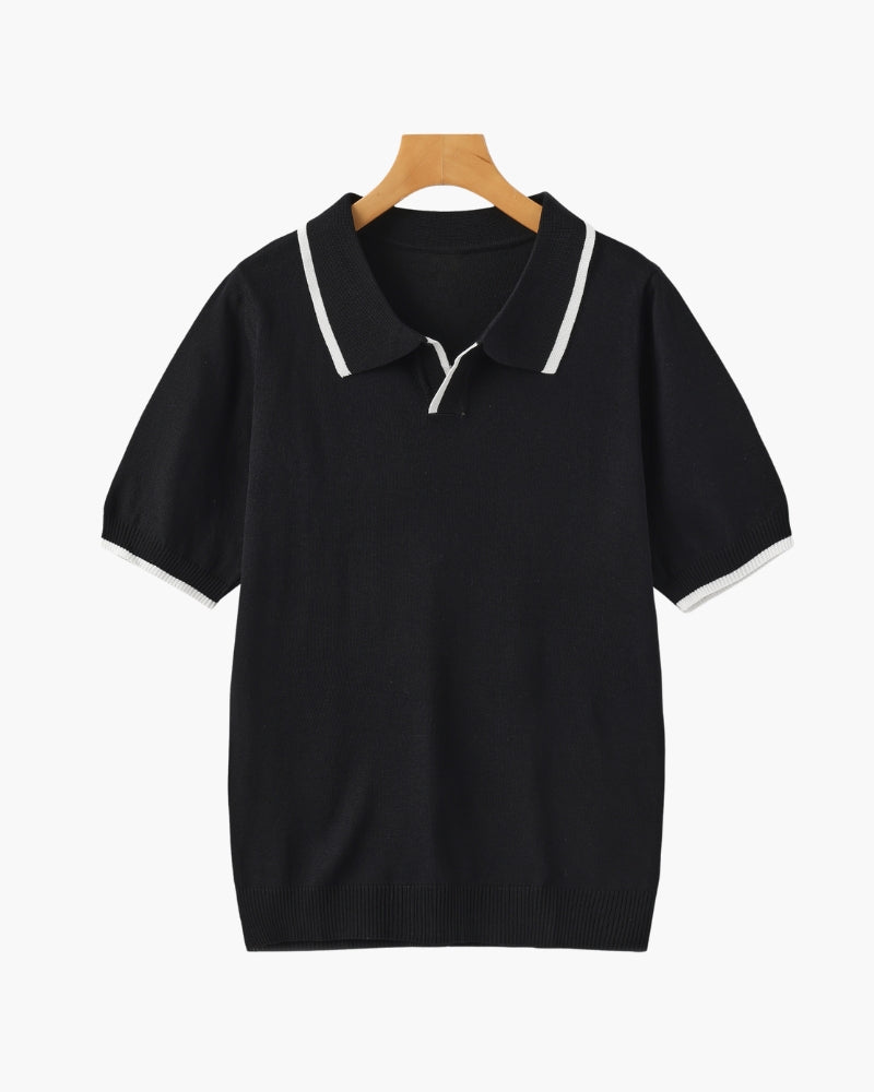 GABRIEL™ | Polo Maille Marine