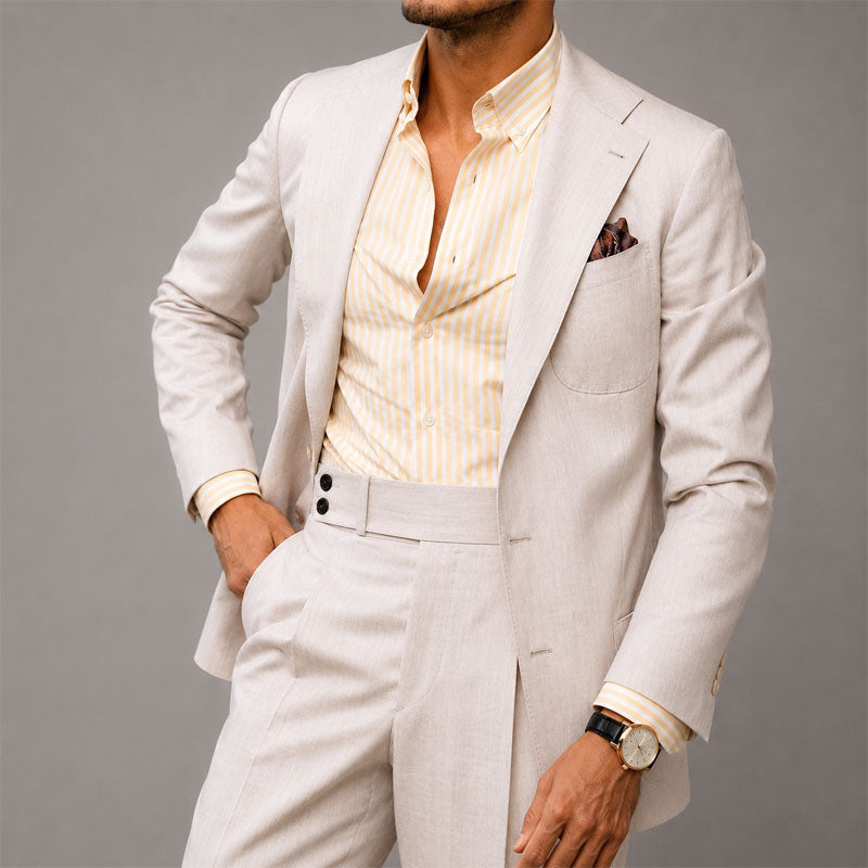 GABRIEL™ | Costume deux pièces en lin pour homme