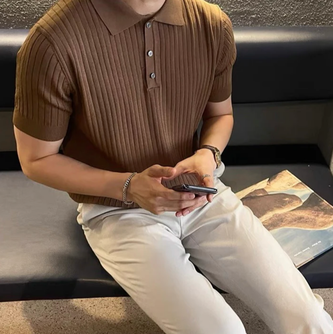 GABRIEL™ | Polo côtelé pour homme