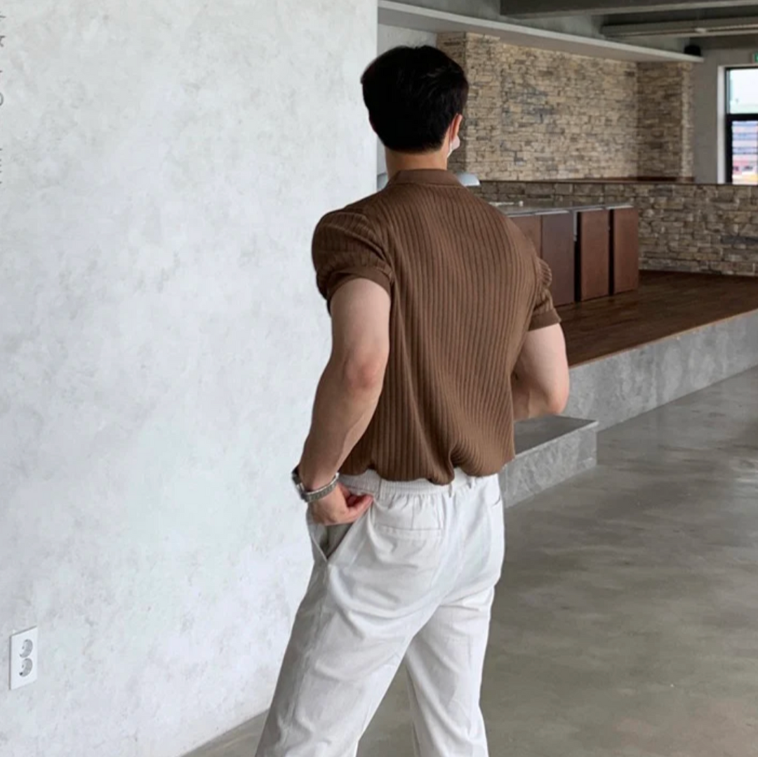 GABRIEL™ | Polo côtelé pour homme