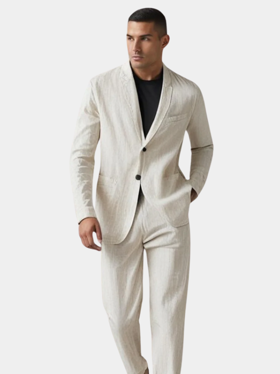 GABRIEL™ | Ensemble coordonné en pur lin pour homme