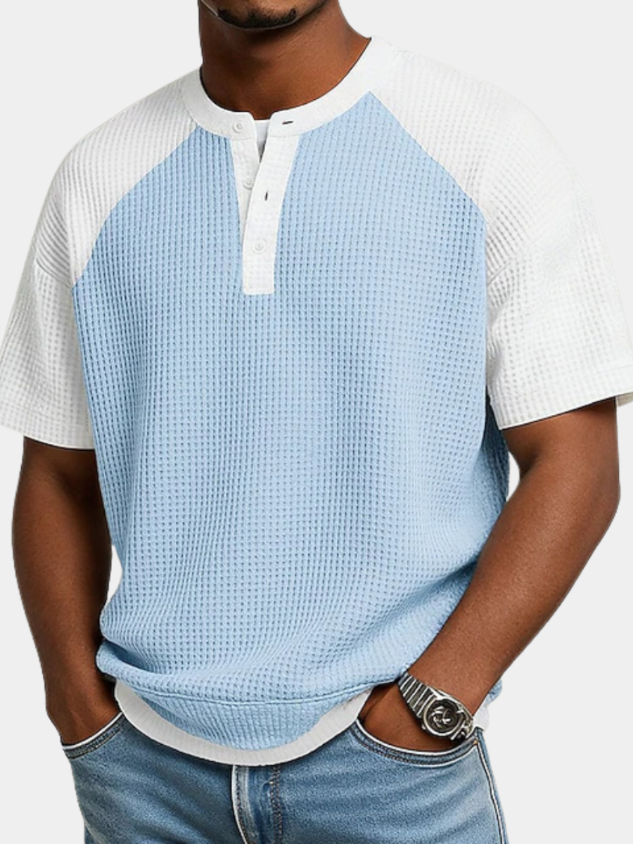 GABRIEL™ | Polo pour homme en maille gaufrée