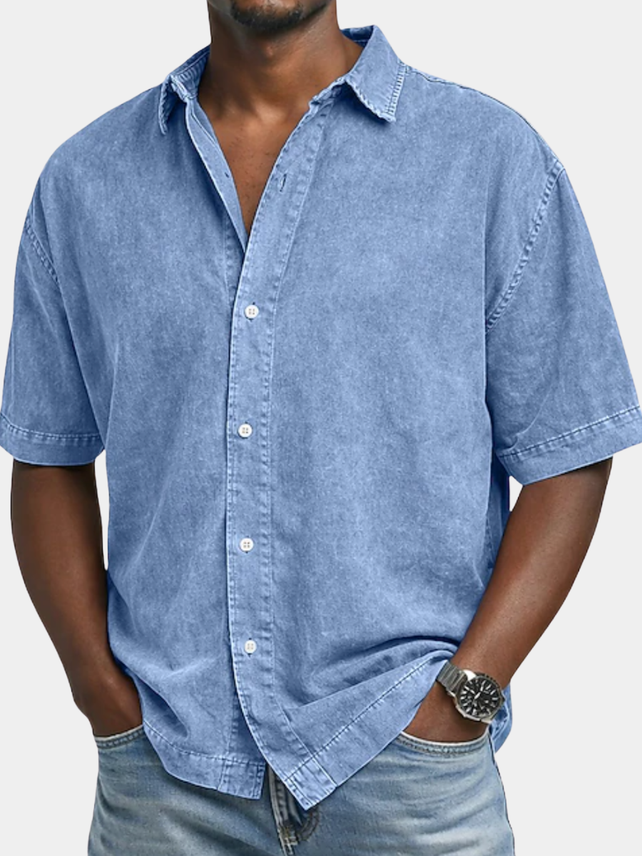 GABRIEL™ | Chemise pour homme délavée à l’acide