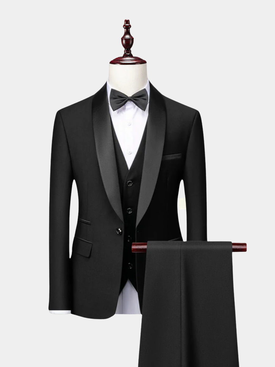 GABRIEL™ | Smoking de soirée pour homme à bordures satinées