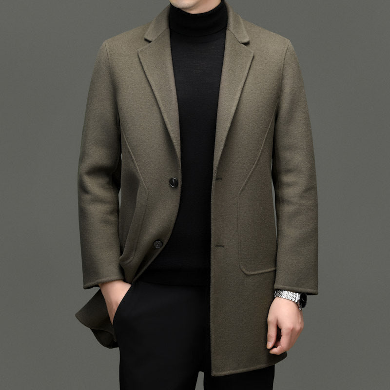 GABRIEL™ | Pardessus ajusté en laine pour homme