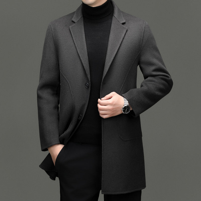 GABRIEL™ | Pardessus ajusté en laine pour homme