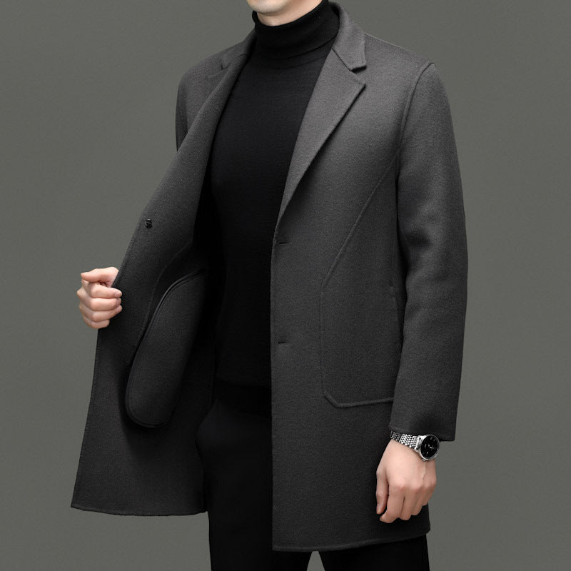 GABRIEL™ | Pardessus ajusté en laine pour homme