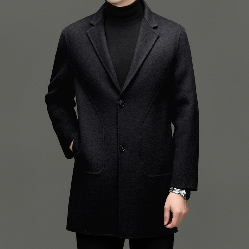 GABRIEL™ | Pardessus ajusté en laine pour homme