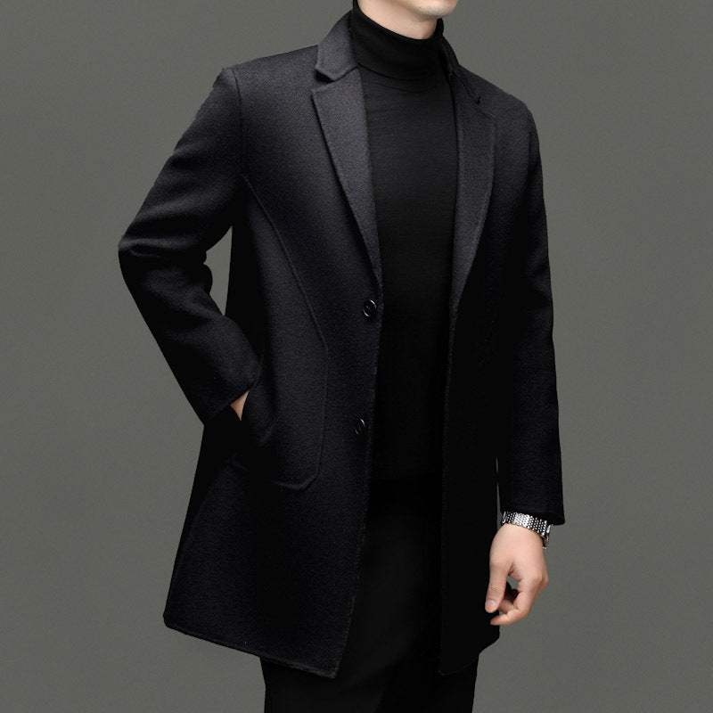 GABRIEL™ | Pardessus ajusté en laine pour homme