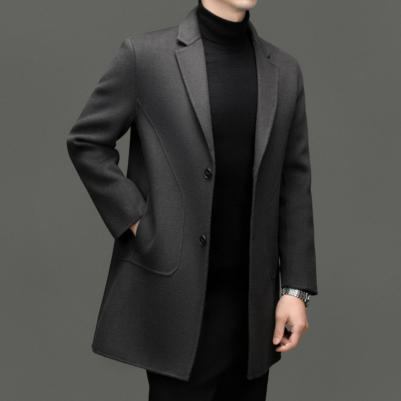 GABRIEL™ | Pardessus ajusté en laine pour homme