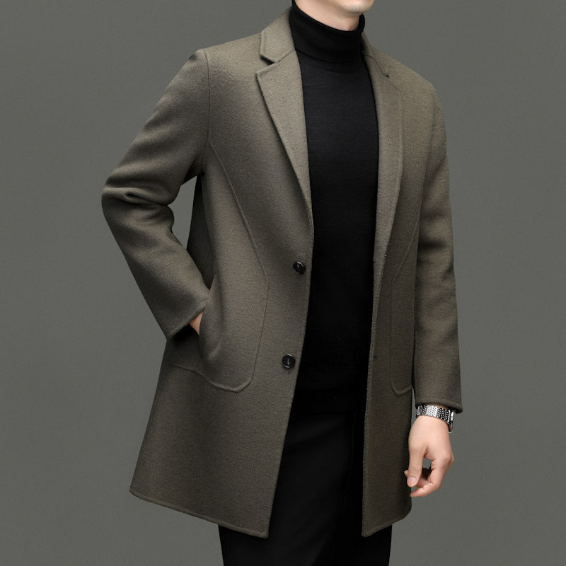GABRIEL™ | Pardessus ajusté en laine pour homme