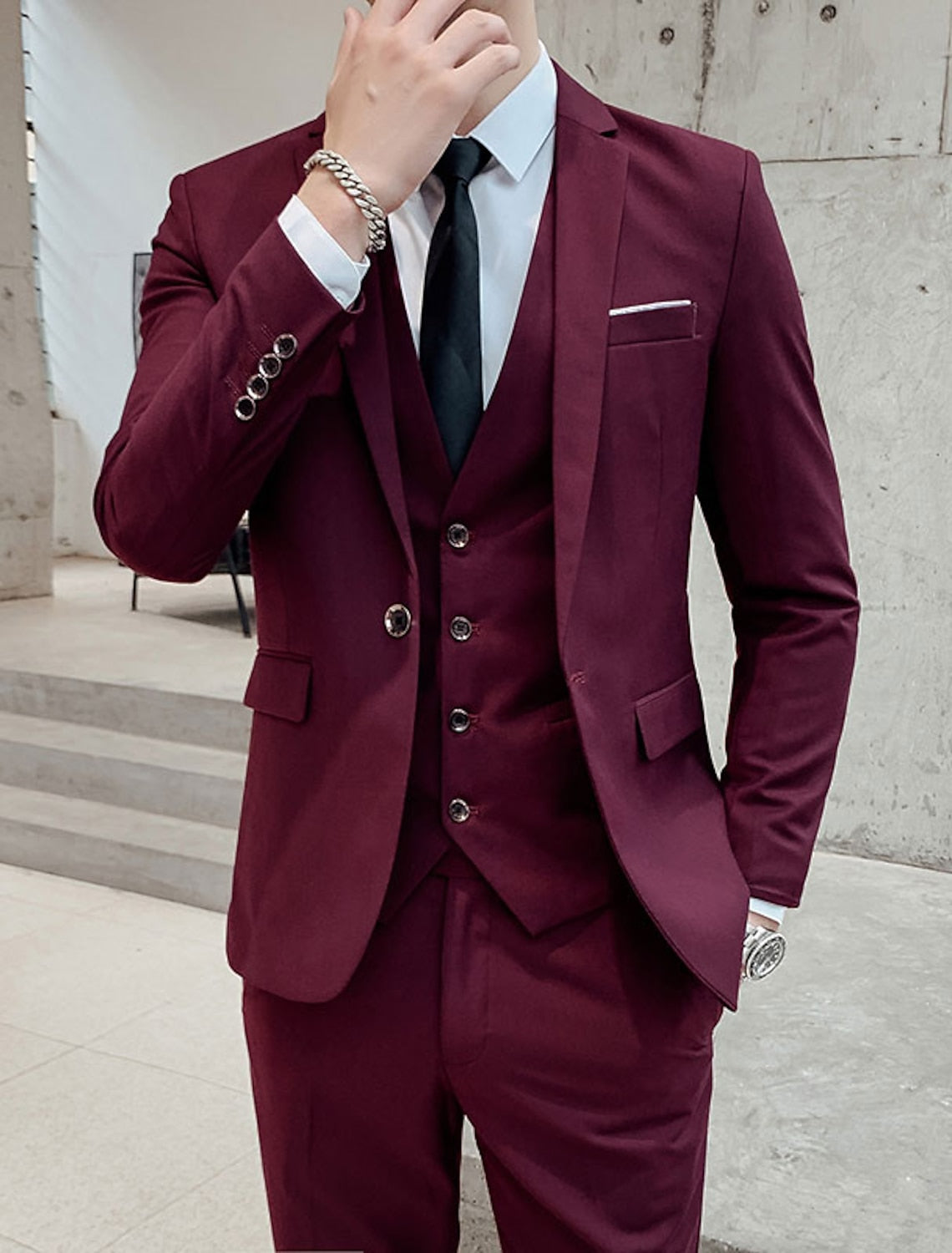 GABRIEL™ | Costume habillé pour homme à un bouton