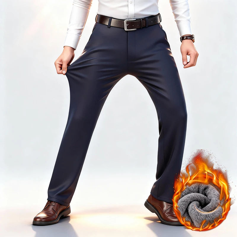 GABRIEL™ | Pantalon habillé pour homme doublé en polaire