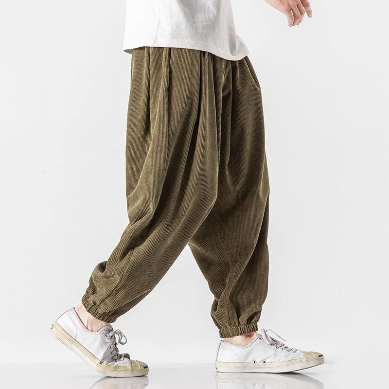 GABRIEL™ | Pantalon jogger pour homme en velours côtelé coupe ample