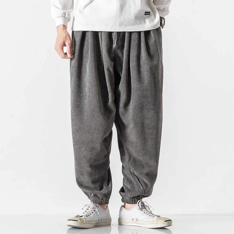 GABRIEL™ | Pantalon jogger pour homme en velours côtelé coupe ample