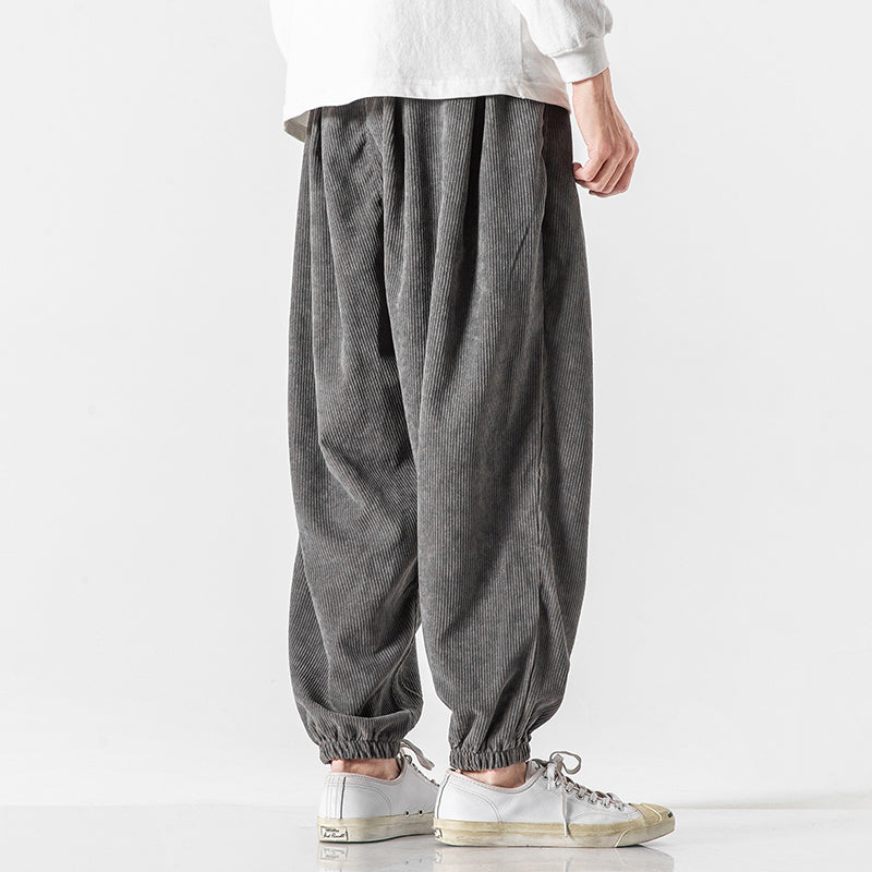 GABRIEL™ | Pantalon jogger pour homme en velours côtelé coupe ample