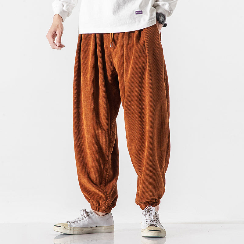 GABRIEL™ | Pantalon jogger pour homme en velours côtelé coupe ample