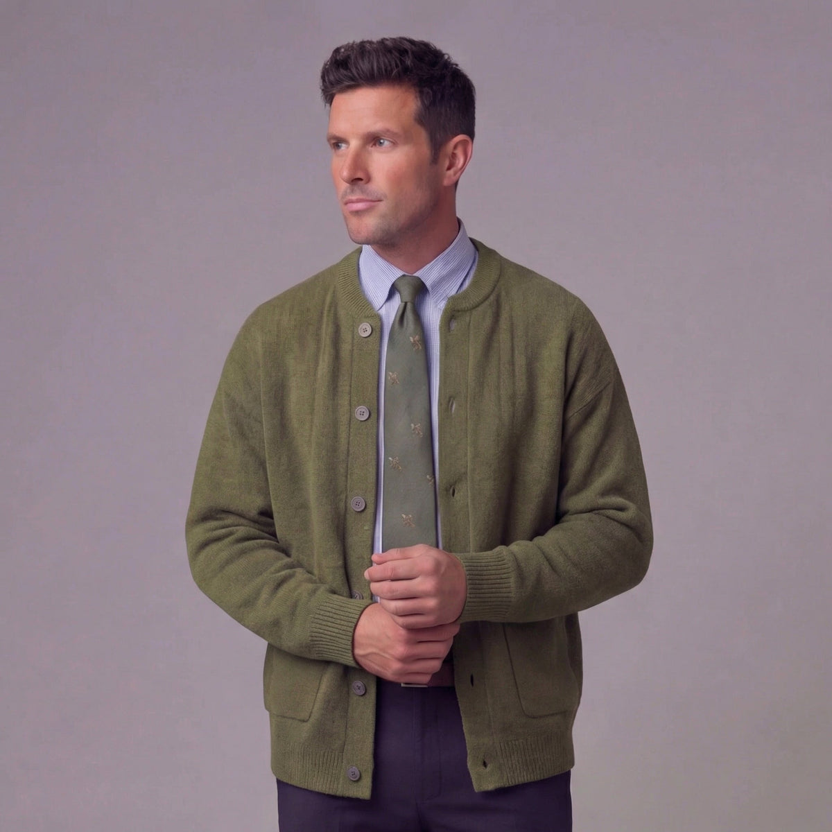GABRIEL™ | Cardigan en maille douce pour homme