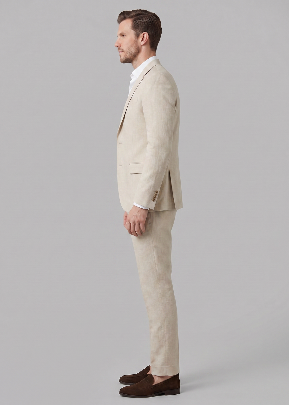 GABRIEL™ | Costume deux pièces pour homme en mélange de lin