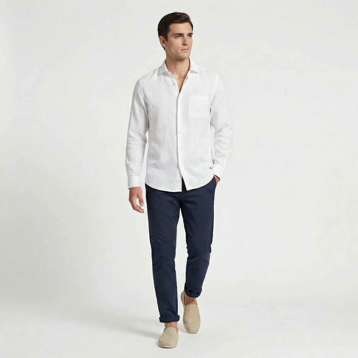 GABRIEL™ | Chemise décontractée en lin pour homme