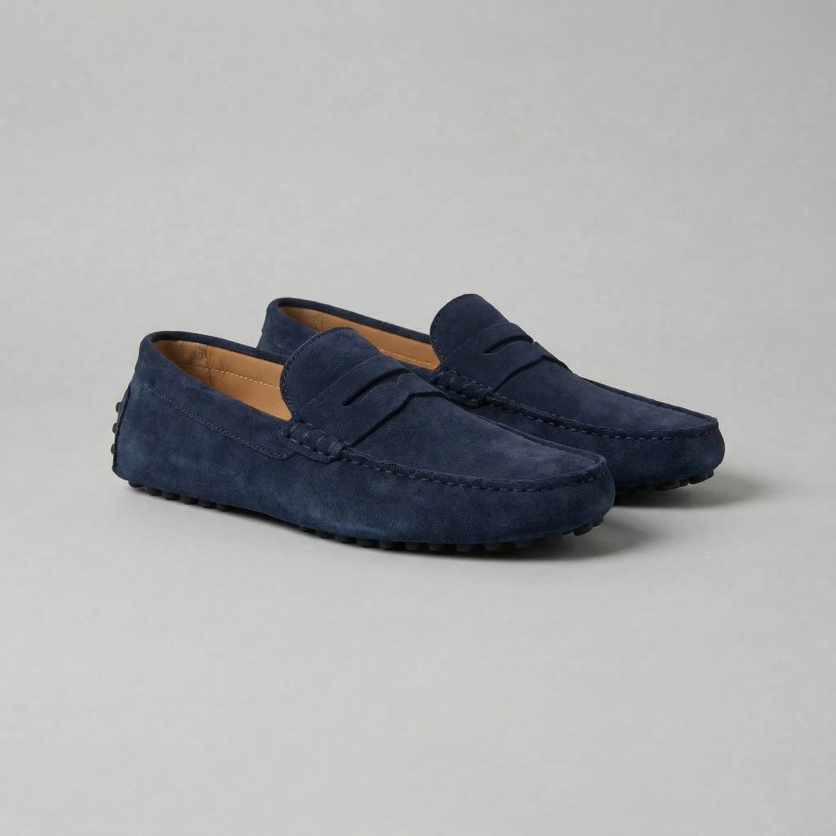 GABRIEL™ | Mocassins Penny classiques en daim pour homme