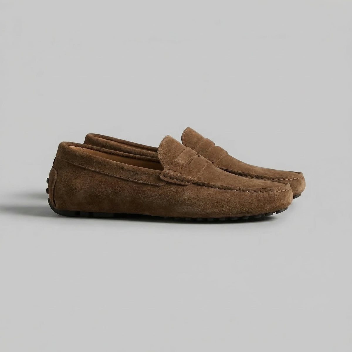 GABRIEL™ | Mocassins Penny classiques en daim pour homme
