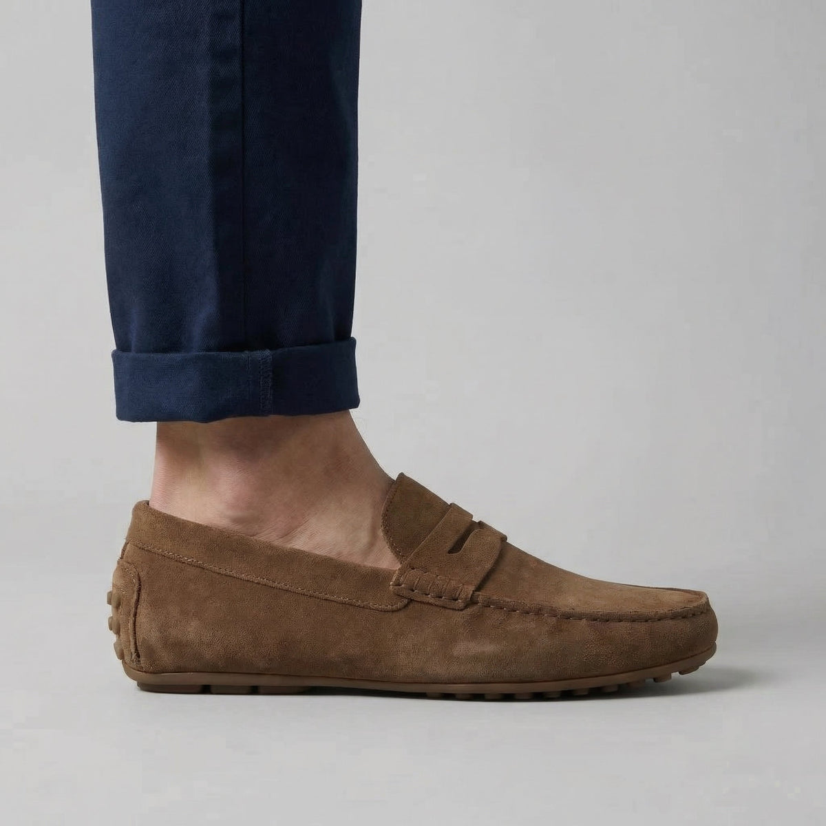 GABRIEL™ | Mocassins Penny classiques en daim pour homme