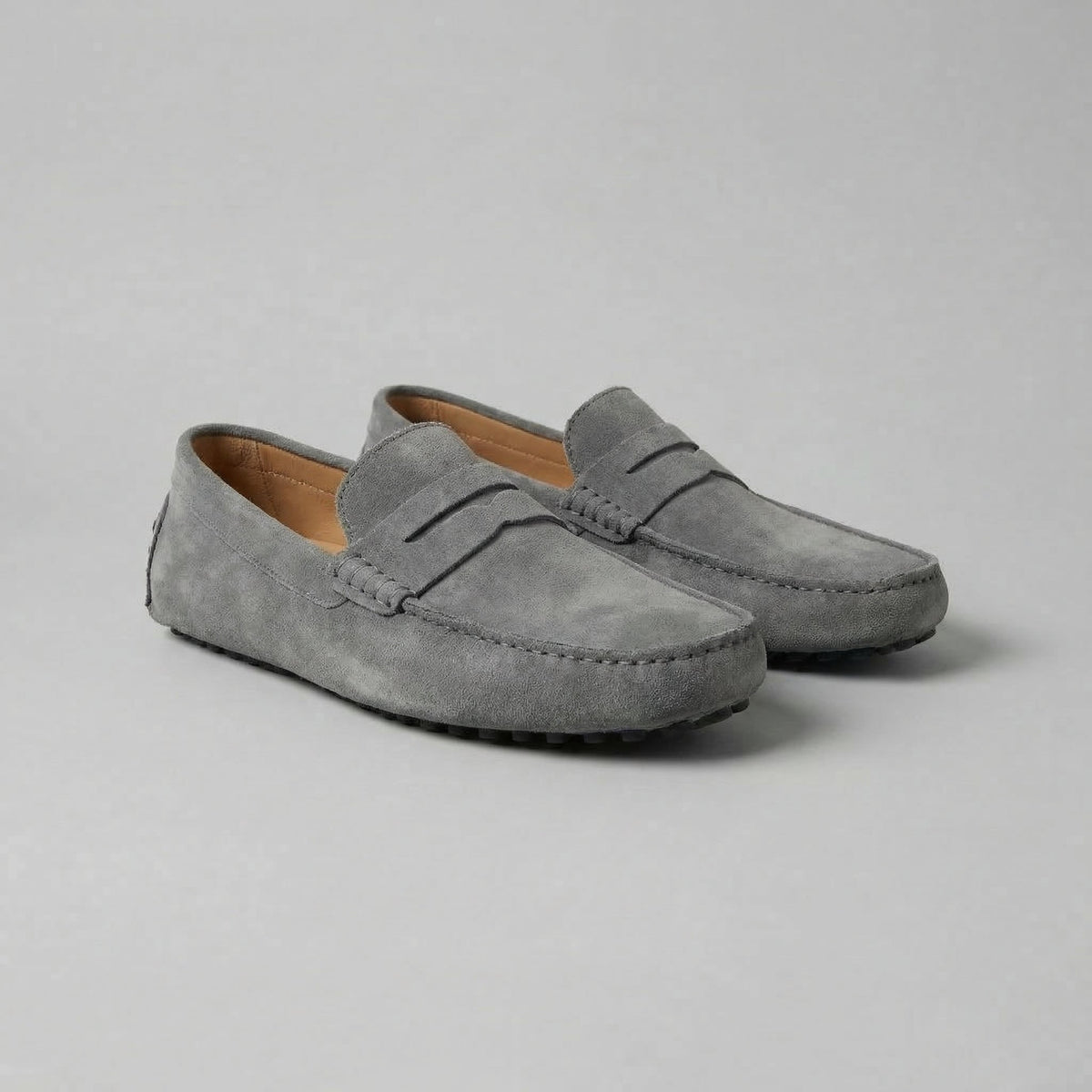 GABRIEL™ | Mocassins Penny classiques en daim pour homme