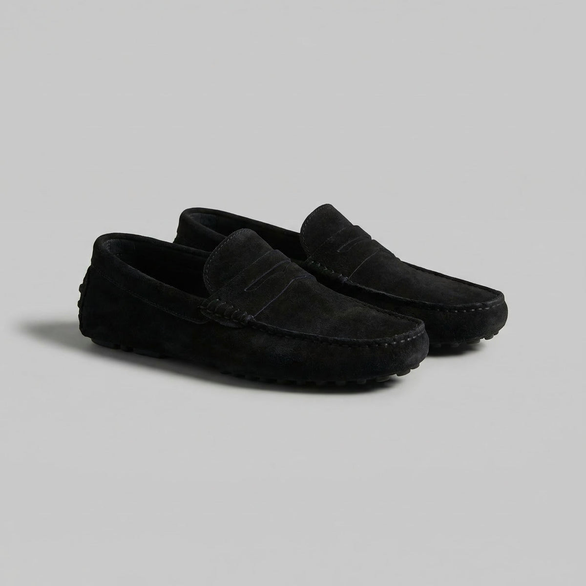 GABRIEL™ | Mocassins Penny classiques en daim pour homme