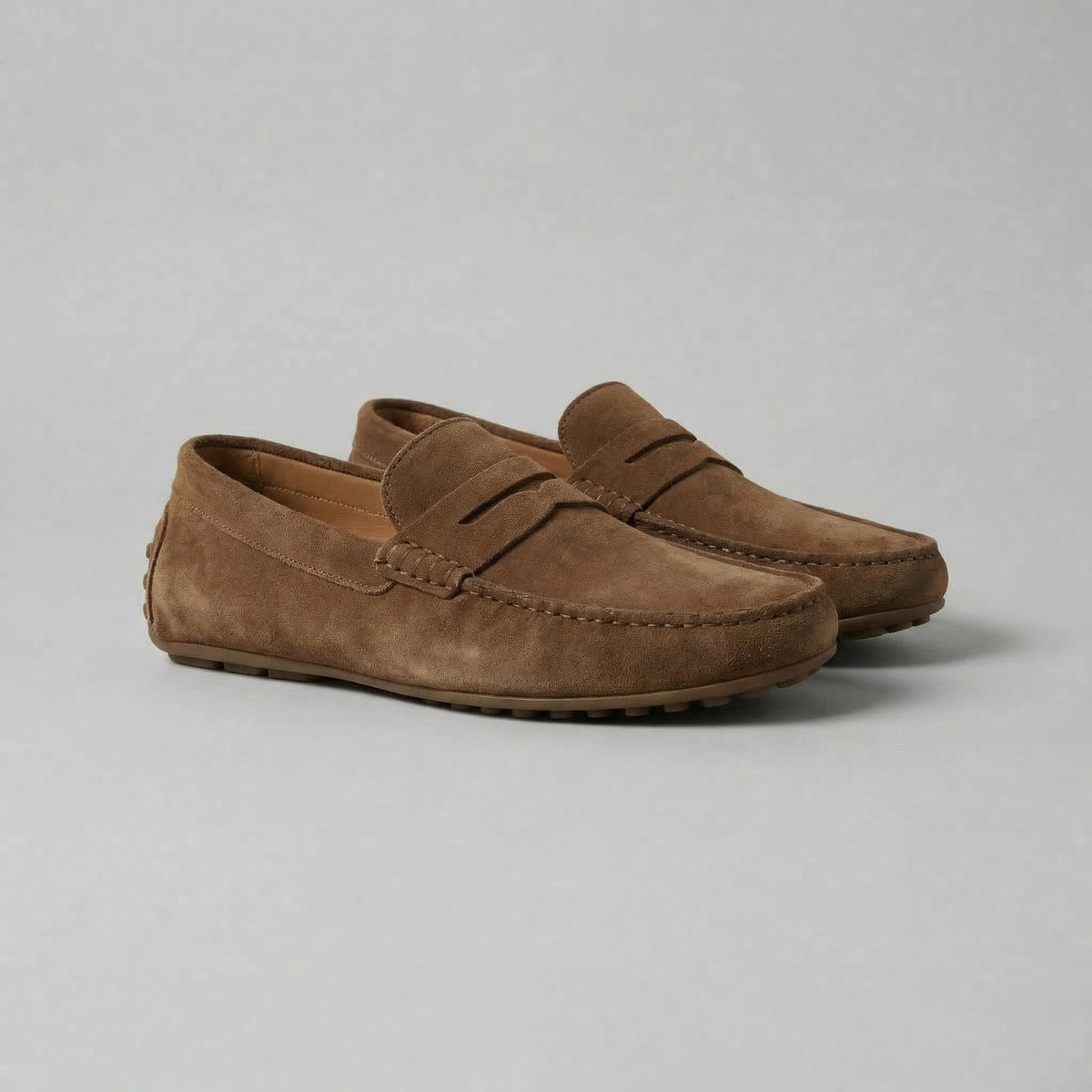 GABRIEL™ | Mocassins Penny classiques en daim pour homme
