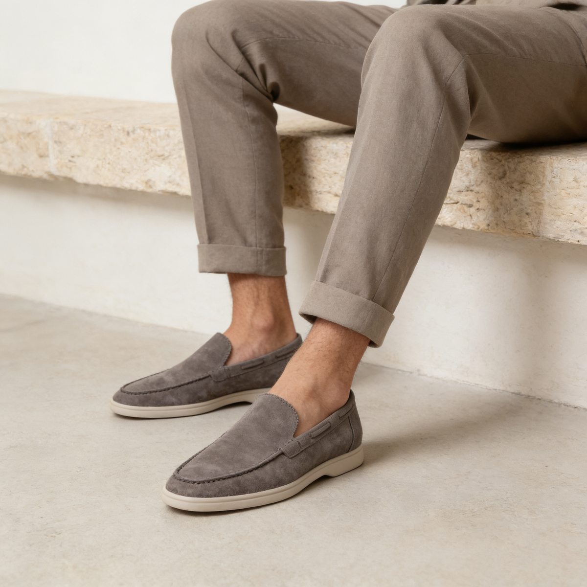 GABRIEL™ | Mocassins pour hommes en daim