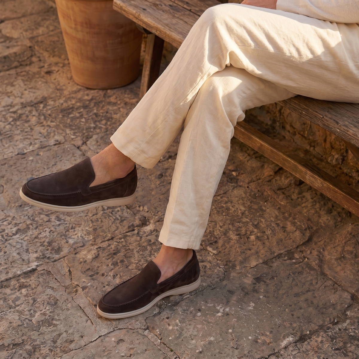 GABRIEL™ | Mocassins pour hommes en daim