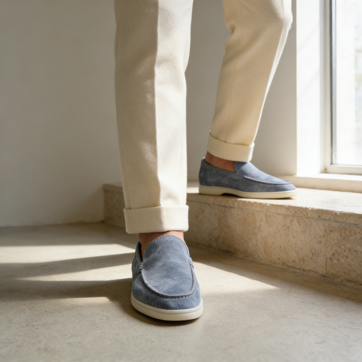GABRIEL™ | Mocassins pour hommes en daim