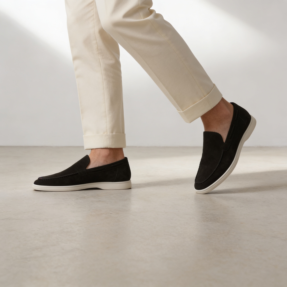 GABRIEL™ | Mocassins pour hommes en daim