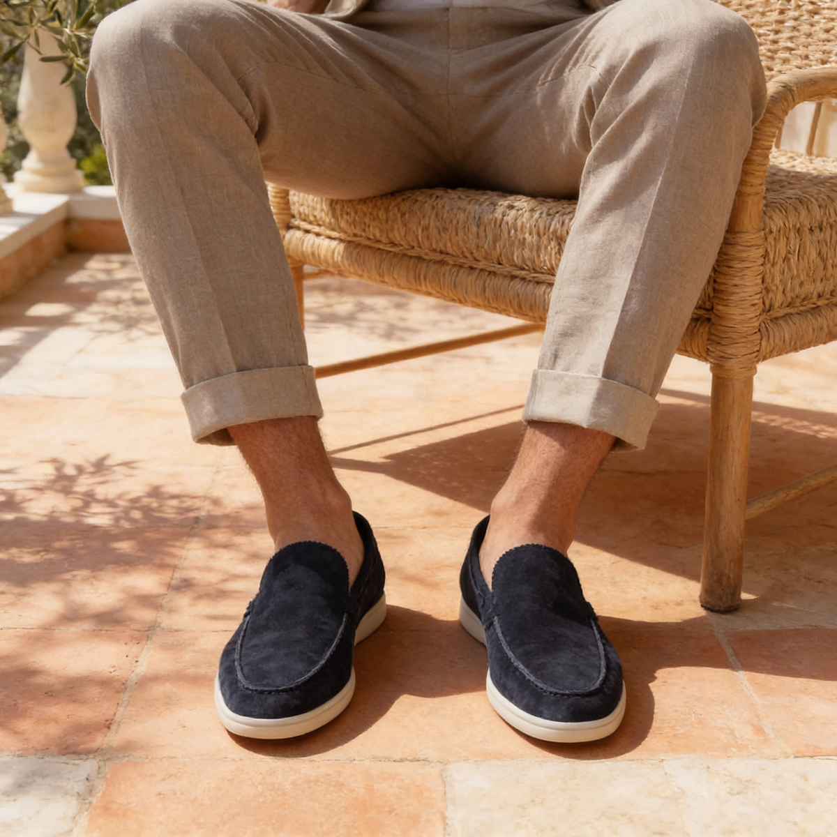 GABRIEL™ | Mocassins pour hommes en daim